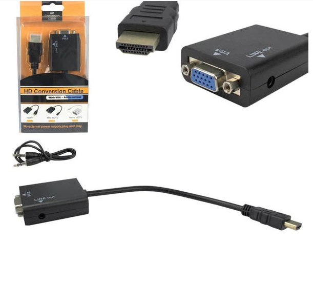 CONVERTER HDMI TO VGA MALE