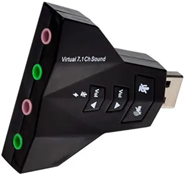 USB SOUND ADAPTER VIRTUAL 7.1 CHANNEL