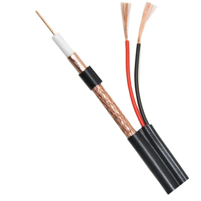 CCTV CABLE RG59 WITH 2 POWER 1Y