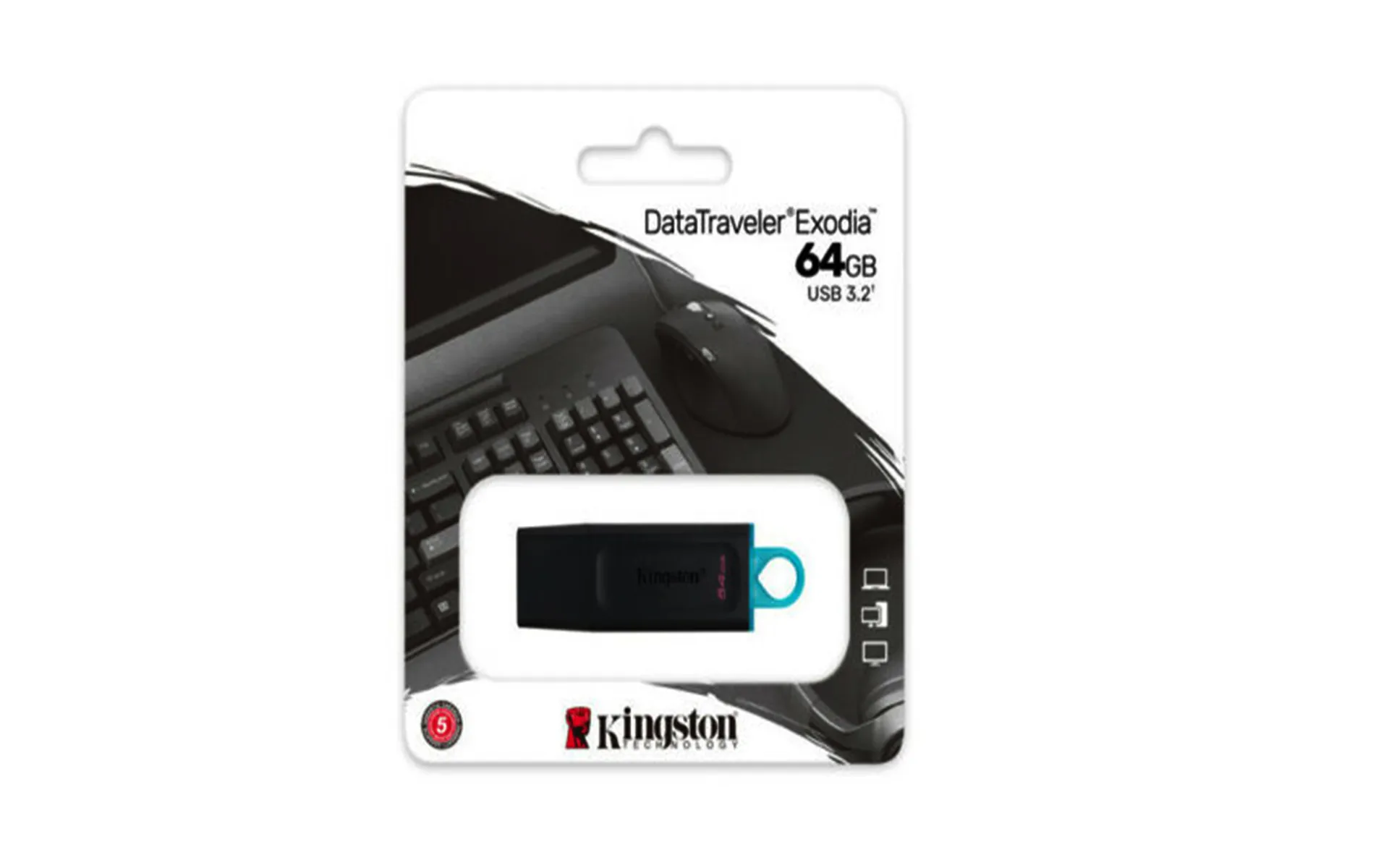FLASH MEMORY 64GB KINGSTON USB 3.2