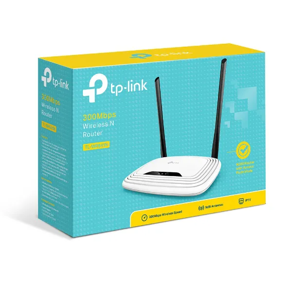 TP-LINK WIRELESS ROUTER 2 ANTENNA TL-WR841N