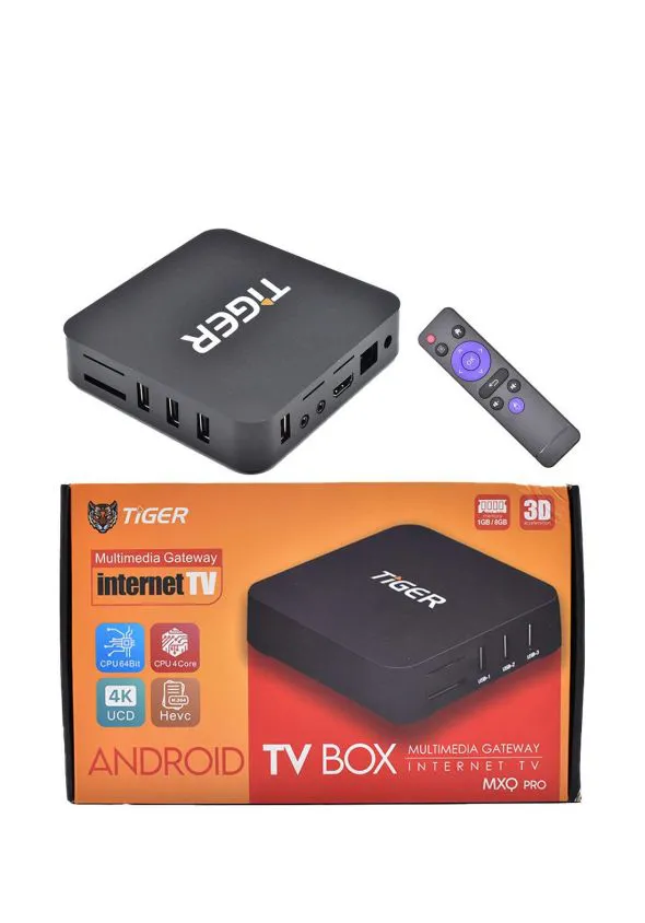TIGER TV BOX 1GB 8GB 4K TX90