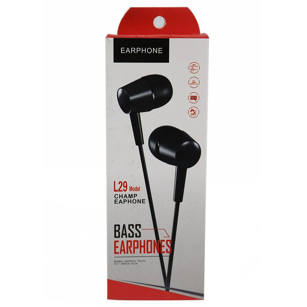 WIRED EARPHONES BASS D21