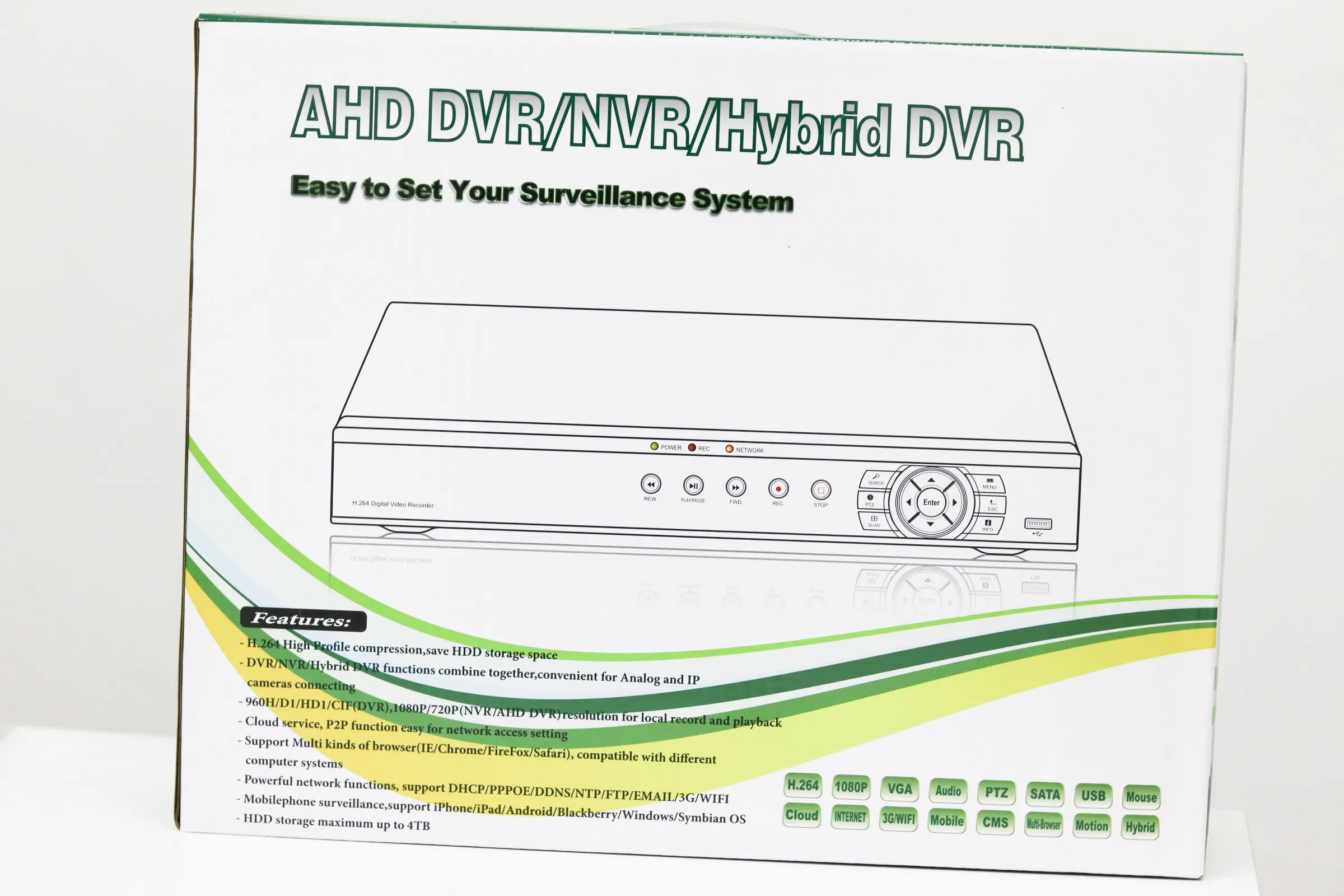 DVR 16 CHANNEL 3MP AHD HYBRID GW-X2216HC-83