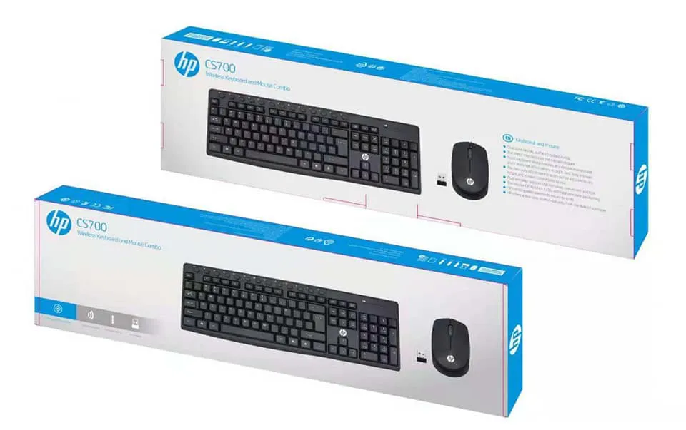 HP WIRELESS KEYBOARD AND MOUSE CS700