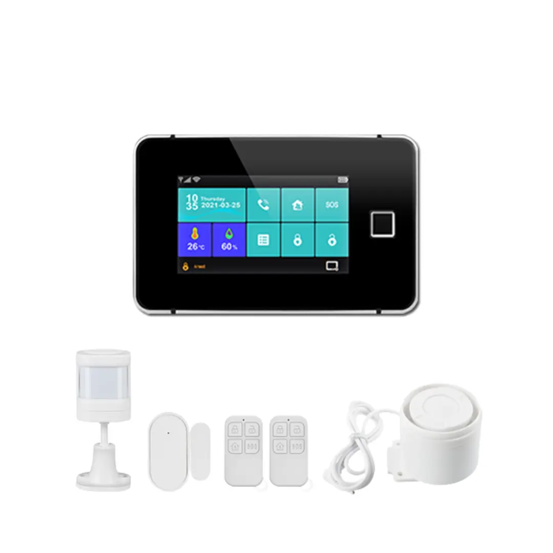 SECURITEC SMART  WIFI FINGERPRINT GSM ALARM SYSTEM