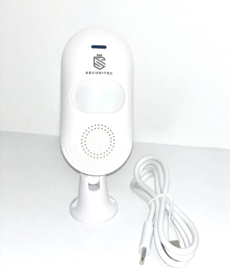 SECURITEC SMART WIFI WALL MOUNTED PIR ALARM