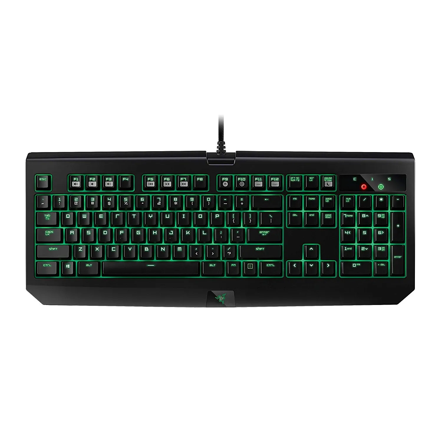 RAZER MECHANICAL GAMING KEYBOARD BLACK WIDOW ULTIMATE  GREEN SWITCHES X