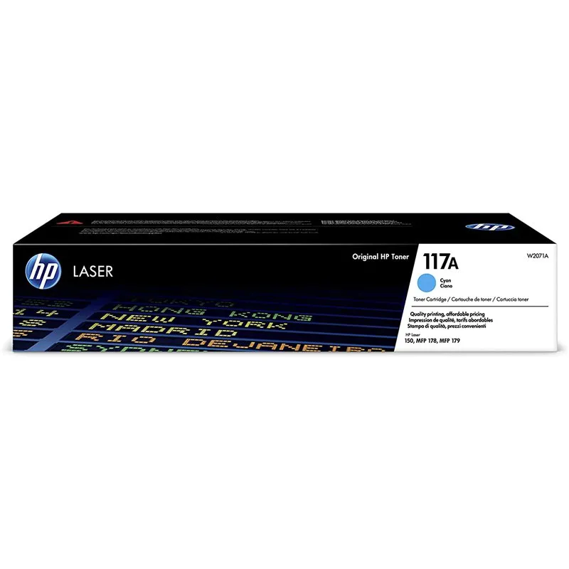HP COMPATIBLE TONER 117A W2071A CYAN WITH CHIP