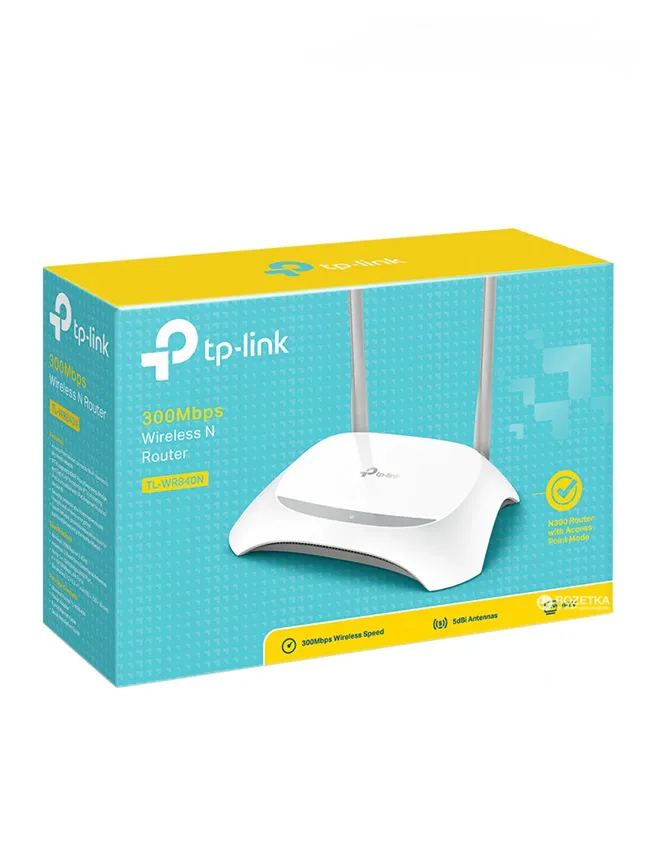 TP-LINK WIRELESS ROUTER 2 ANTENNA TL-WR840N