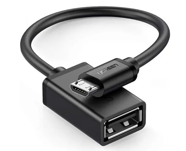 CABLE MICRO USB TO USB F OTG