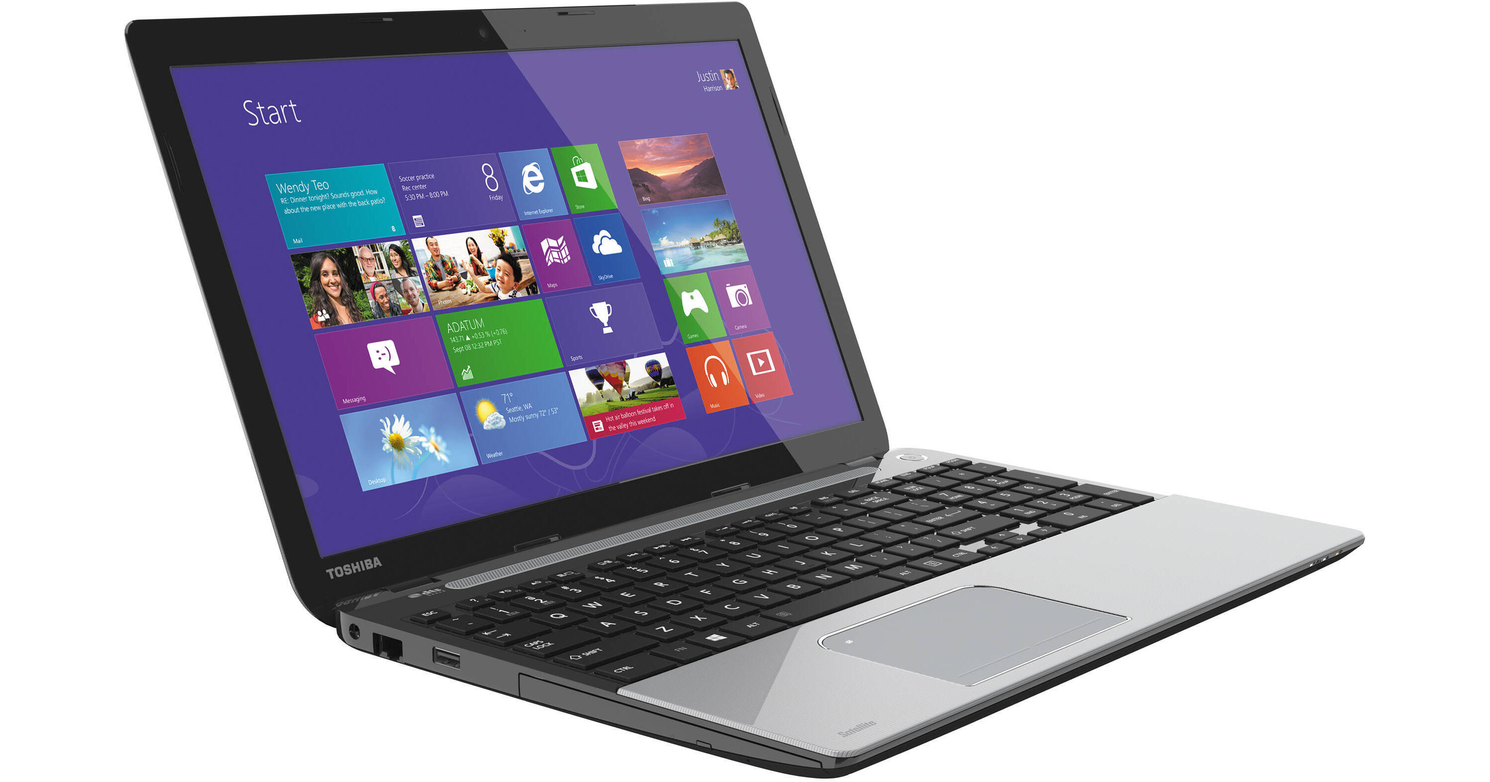 USED LAPTOP TOSHIBA CORE I7-4TH GEN - 16GB RAM - 480GB SSD - 2GB VGA - 15.6"