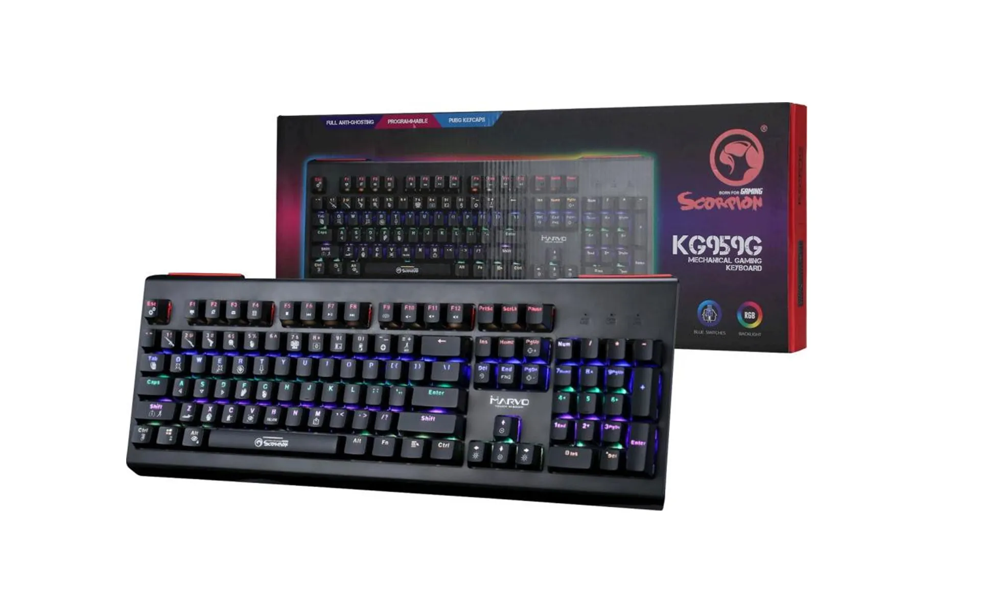 SCORPION MECHANICAL GAMING KEYBOARD KG959G