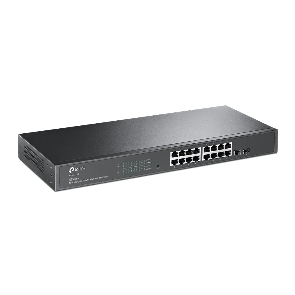 TP-LINK SWITCH 16 PORT GIGABIT WITH 2-SFP SLOTS TL-SG2218