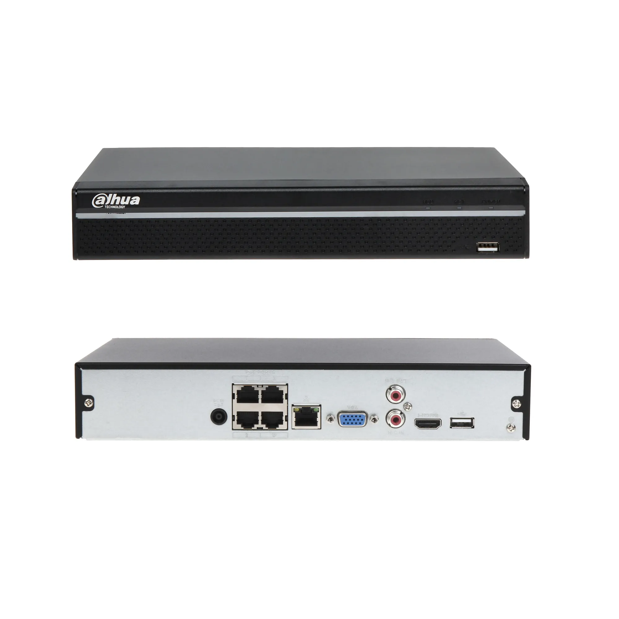 NVR 4 CHANNEL POE 1HDD DAHUA DHI-NVR4104HS-P-4KS2/L