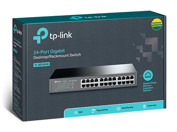 TP-LINK SWITCH 24 PORT GIGABIT TL-SG1024D