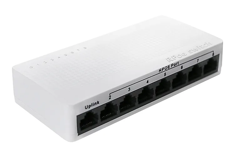 REVERSE POE SWITCH 7 PORT GIGABYTES