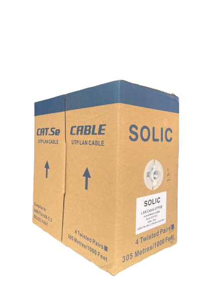 SOLIC NETWORK CABLE CAT5 305M