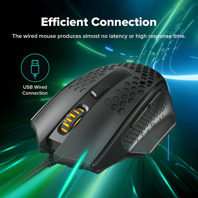 REDRAGON WIRED GAMING MOUSE M722