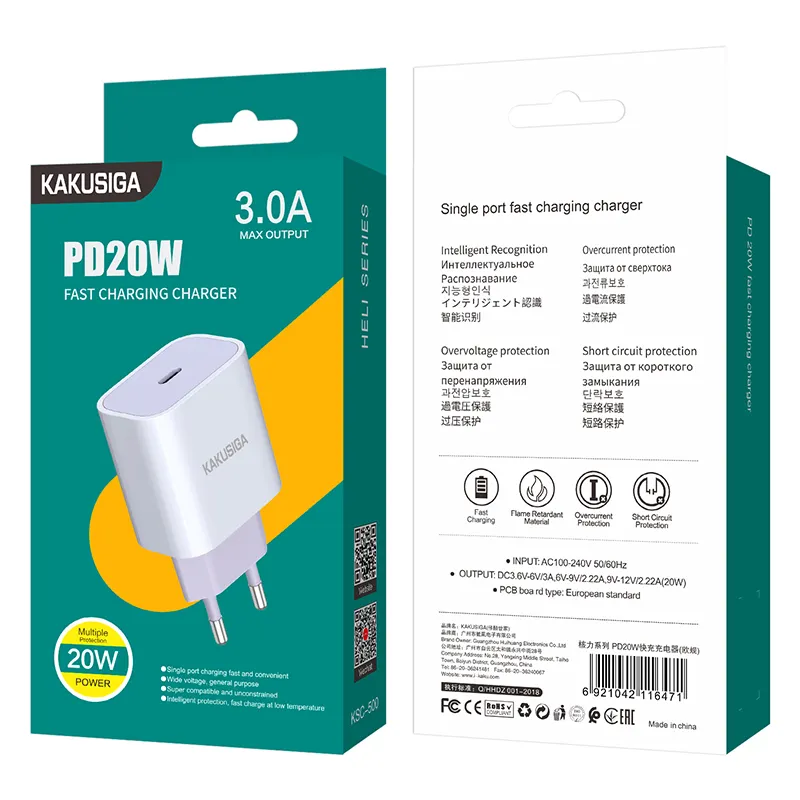 KAKU TYPE-C POWER ADAPTER 20W KSC-500