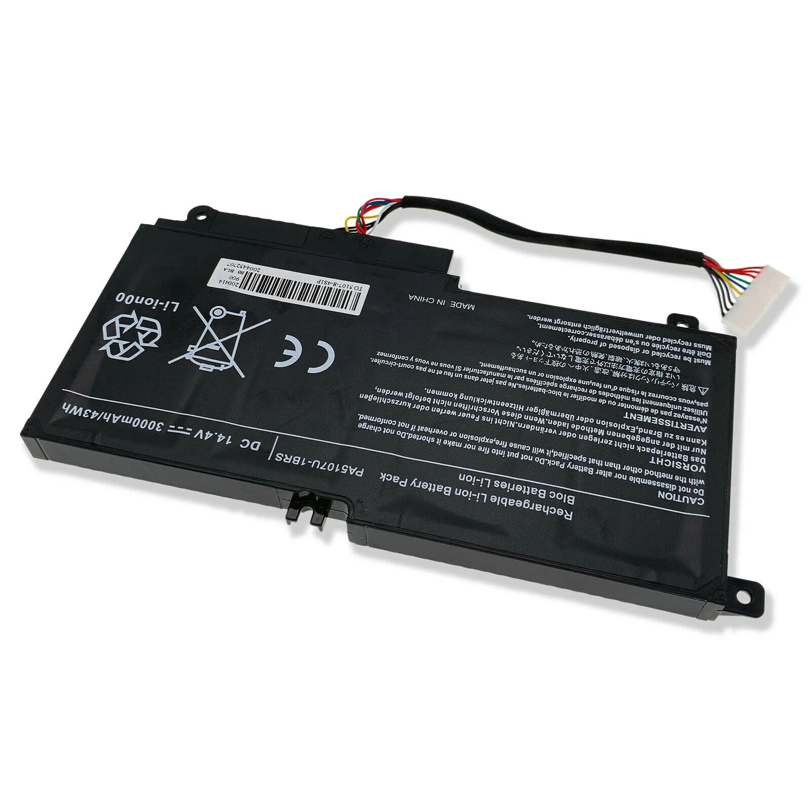 TOSHIBA REPLACEMENTBATTERY 5107