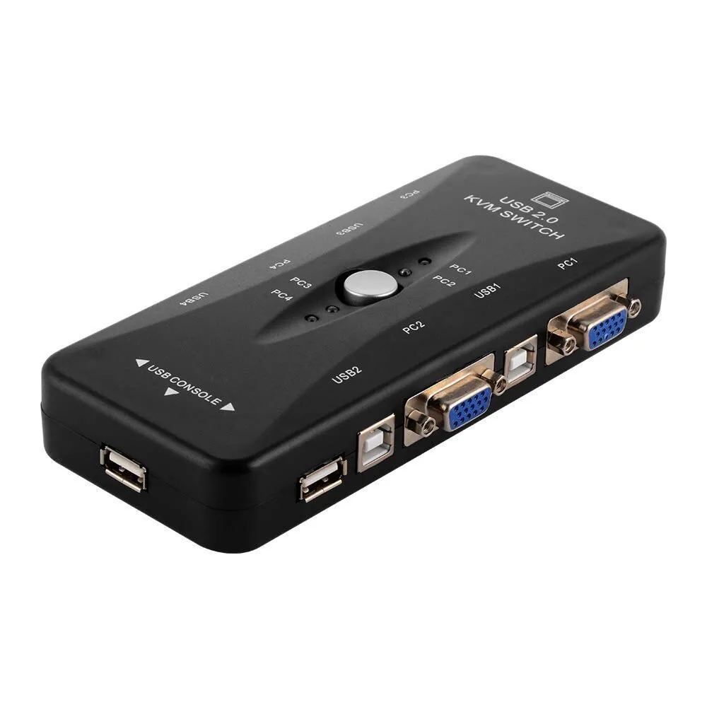 SWITCH KVM 4 PORT USB 2.0