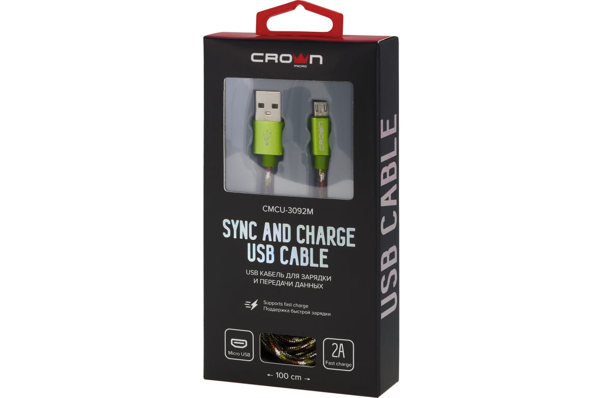 CROWN CABLE USB TO MICRO CMCU-3092M