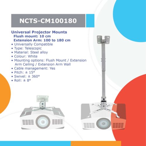 PROJECTOR CEILING MOUNT 100CM*180CM NCTS CM100180