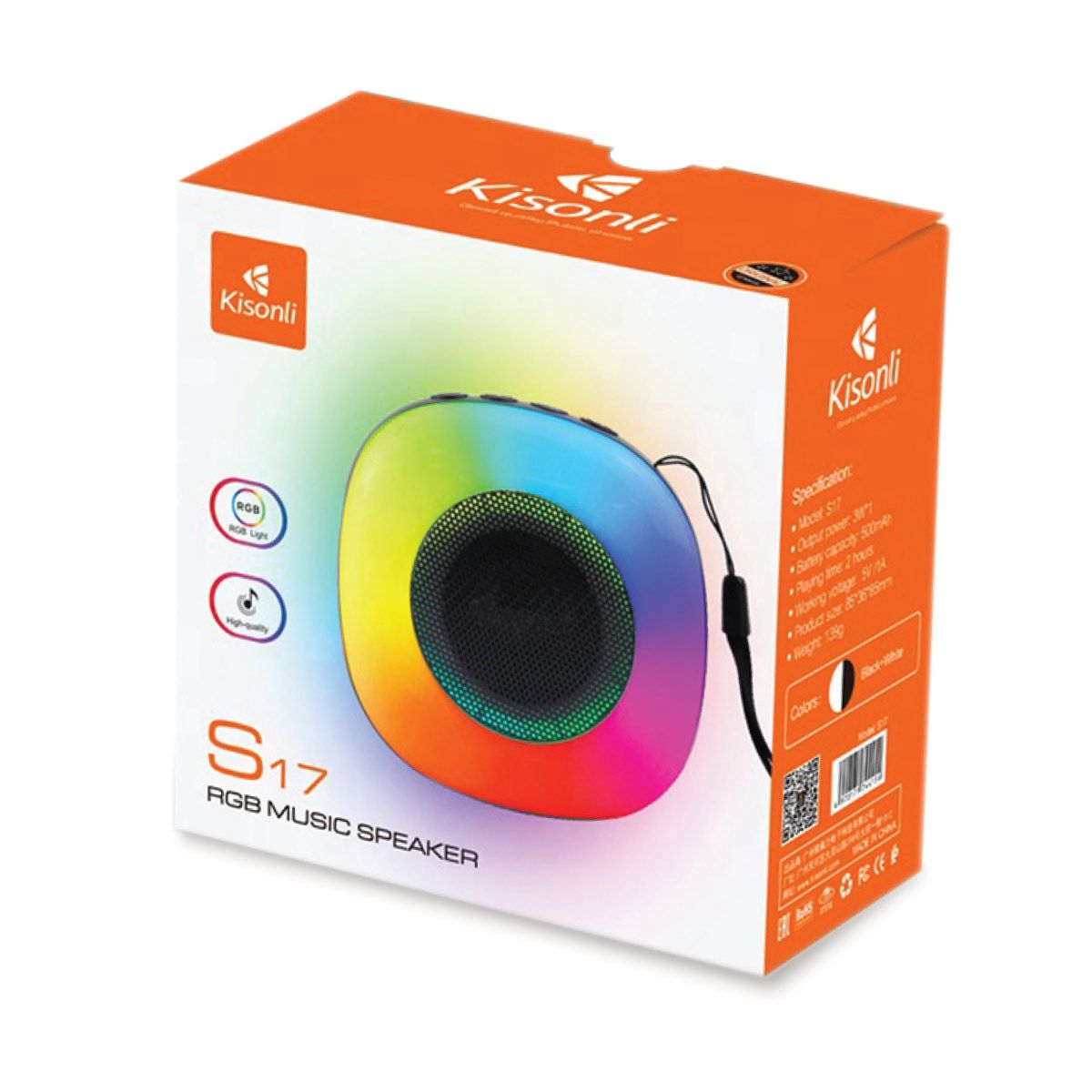 RGB MUSIC SPEAKER KISONLI S17