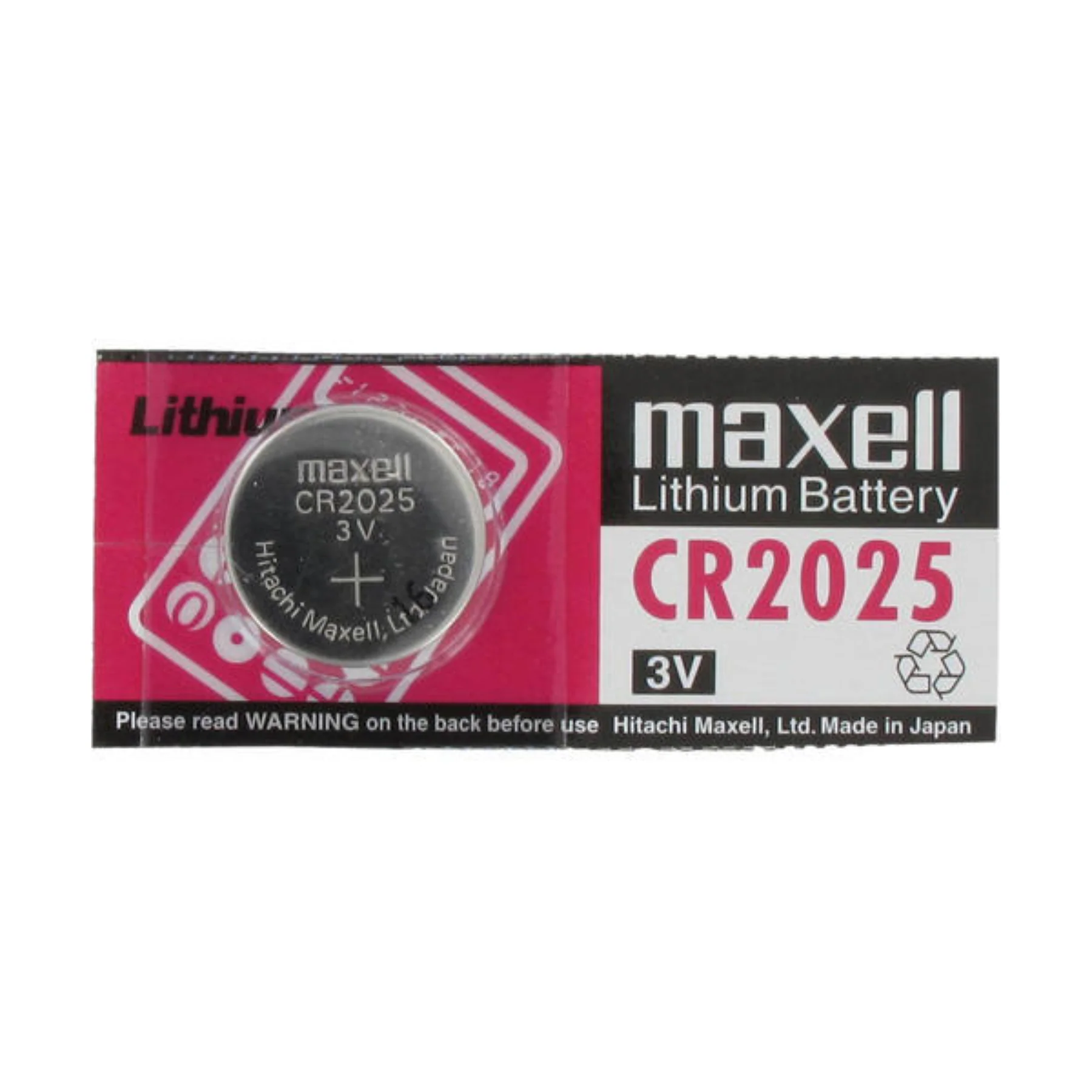 LITHIUM BATTERY MAXELL CR2025