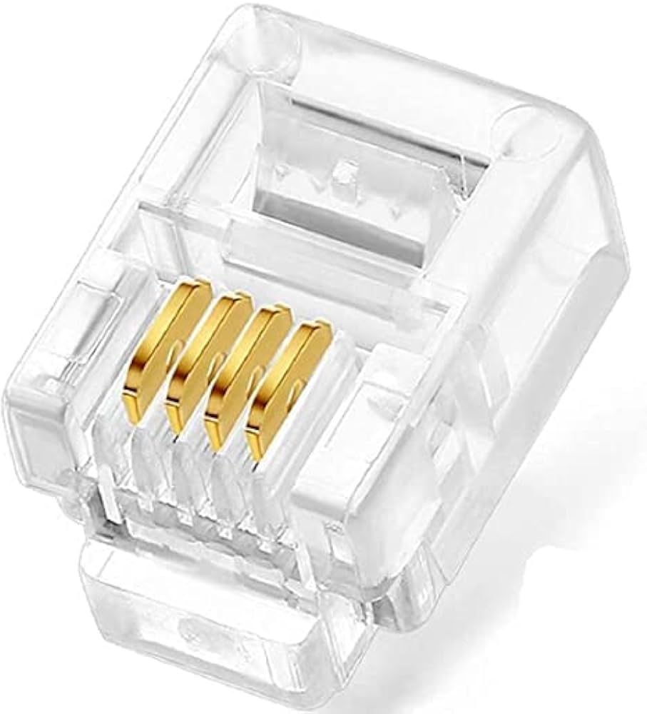 RJ11 CONNECTOR 100 PCS