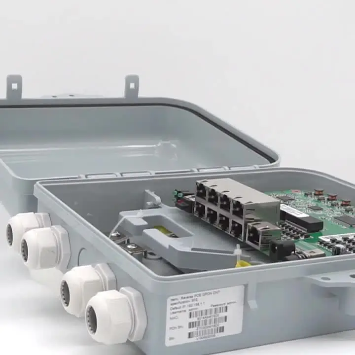 FIBER OPTIC ONU 8FE REVERSE POE WITH BOX WK-2808P