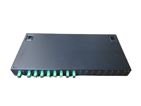 FIBER OPTIC RACK MOUNTED SPLITTER 8 WAY