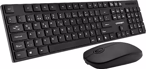 CROWN WIRELESS KEYBOARD AND MOUSE CMMK-112W