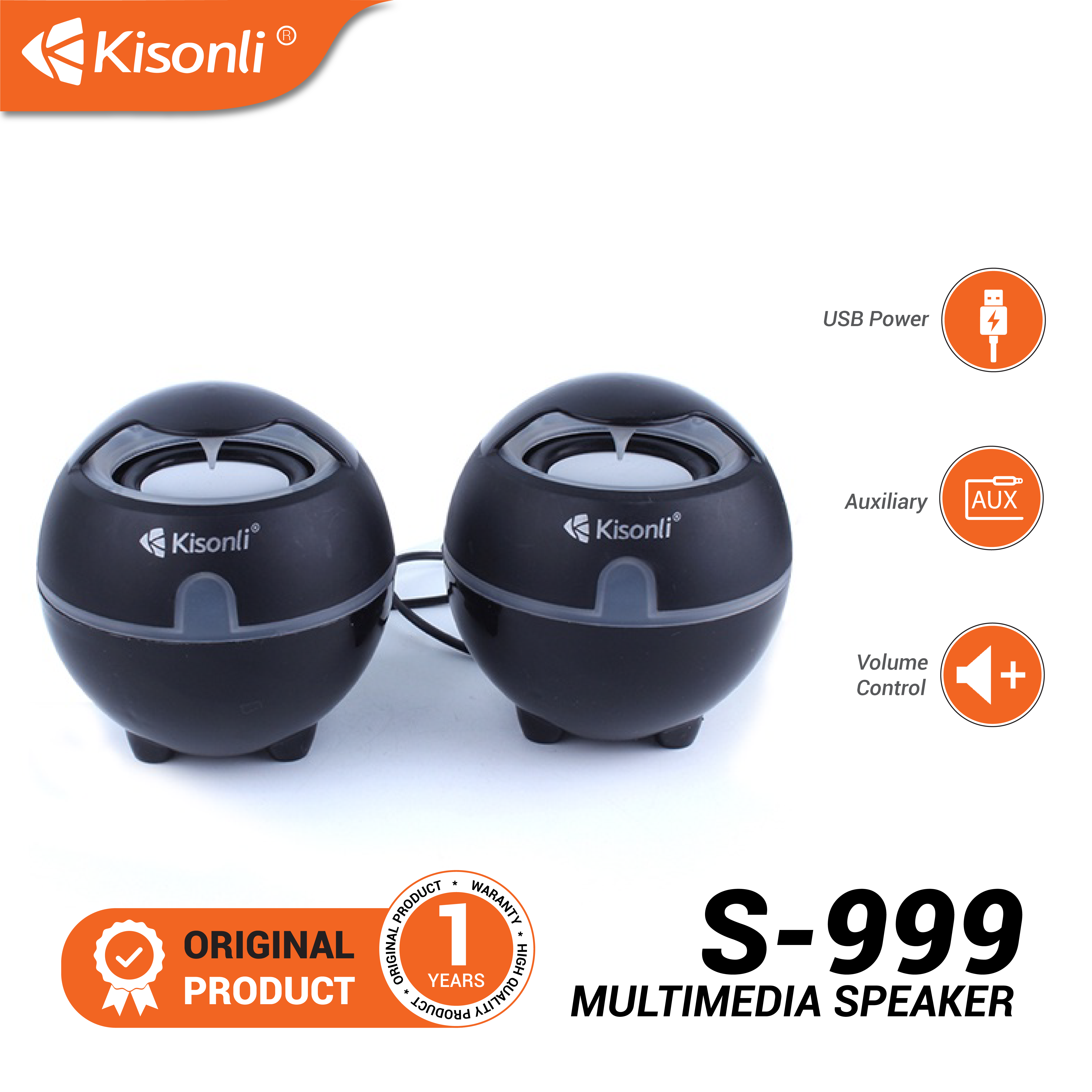 KISONLI WIRED SPEAKER S-999