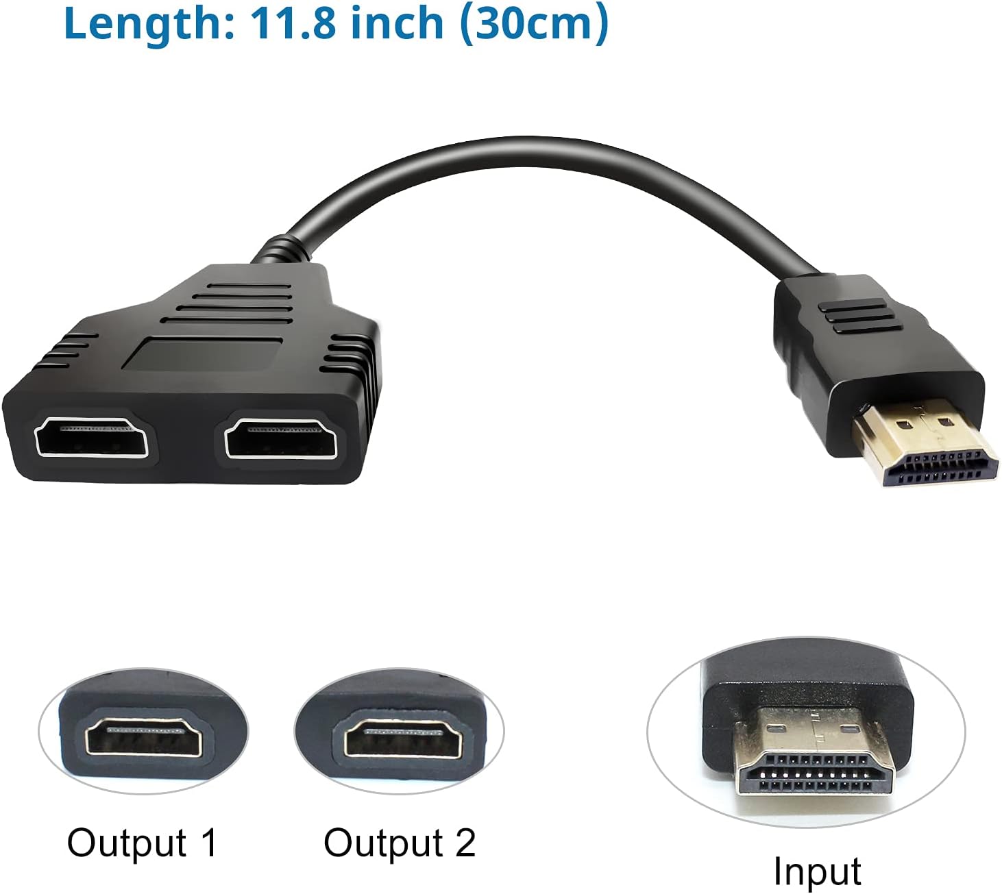 CONVERTER HDMI MALE TO DUAL HDMI FEMALE