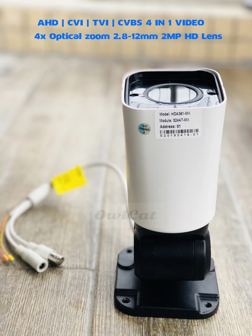 PTZ OUTDOOR CAMERA 2MP 4X
