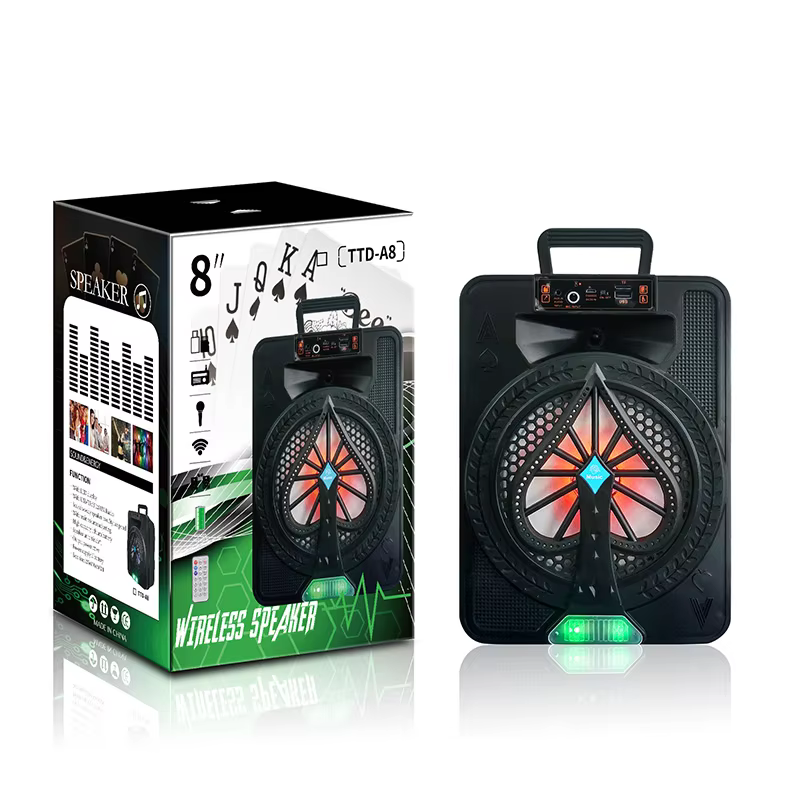 WIRELESS SPEAKER WITH MIC 8 INCH TTD-A8