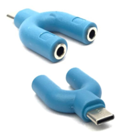CONVERTER TYPE C TO DUAL AUX