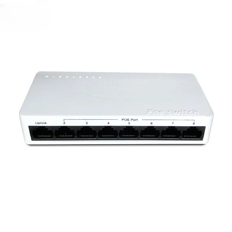 REVERSE POE SWITCH 8 PORT GIGABYTES ALL IN -ALL- OUT