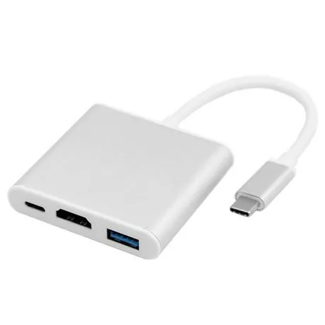 CONVERTER USB TYPE C TO HDMI/USB/TYPE C