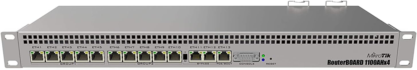 MIKROTIK ROUTER RB1100AHX4 WITH 13X GIGABIT ETHERNET PORTS
