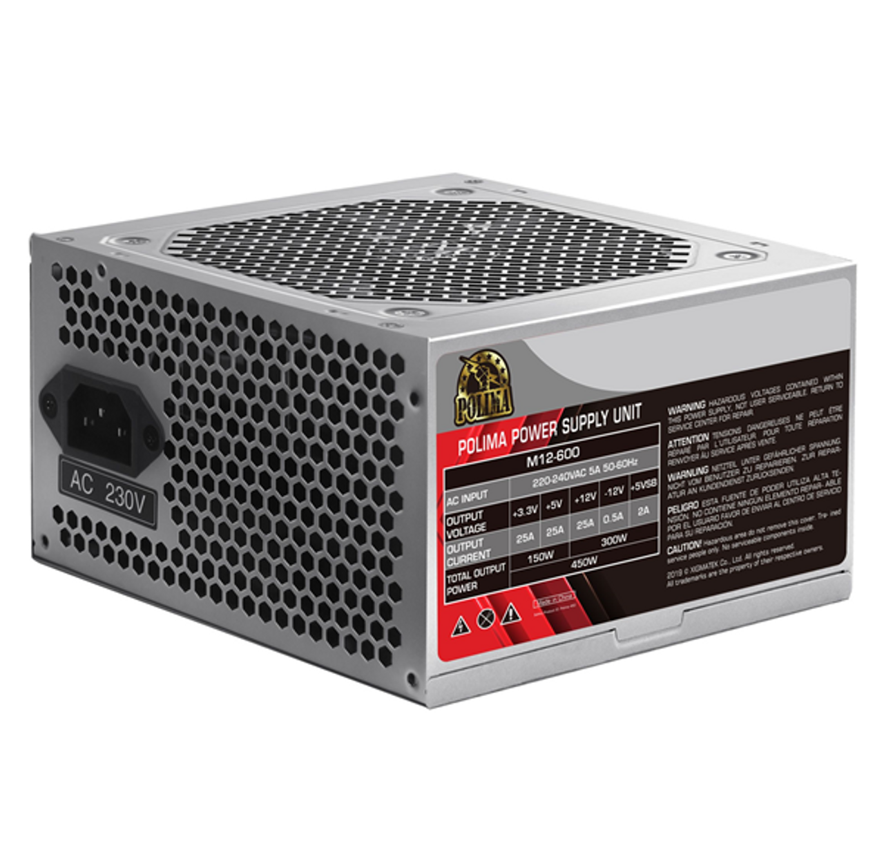 XIGMATEK POLIMA 450W REAL 300W FAN M12-600