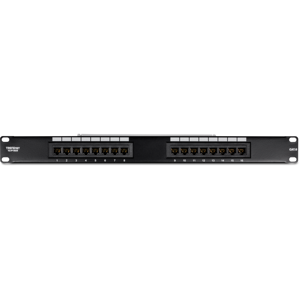 PATCH PANEL UTP CAT6 16 PORT