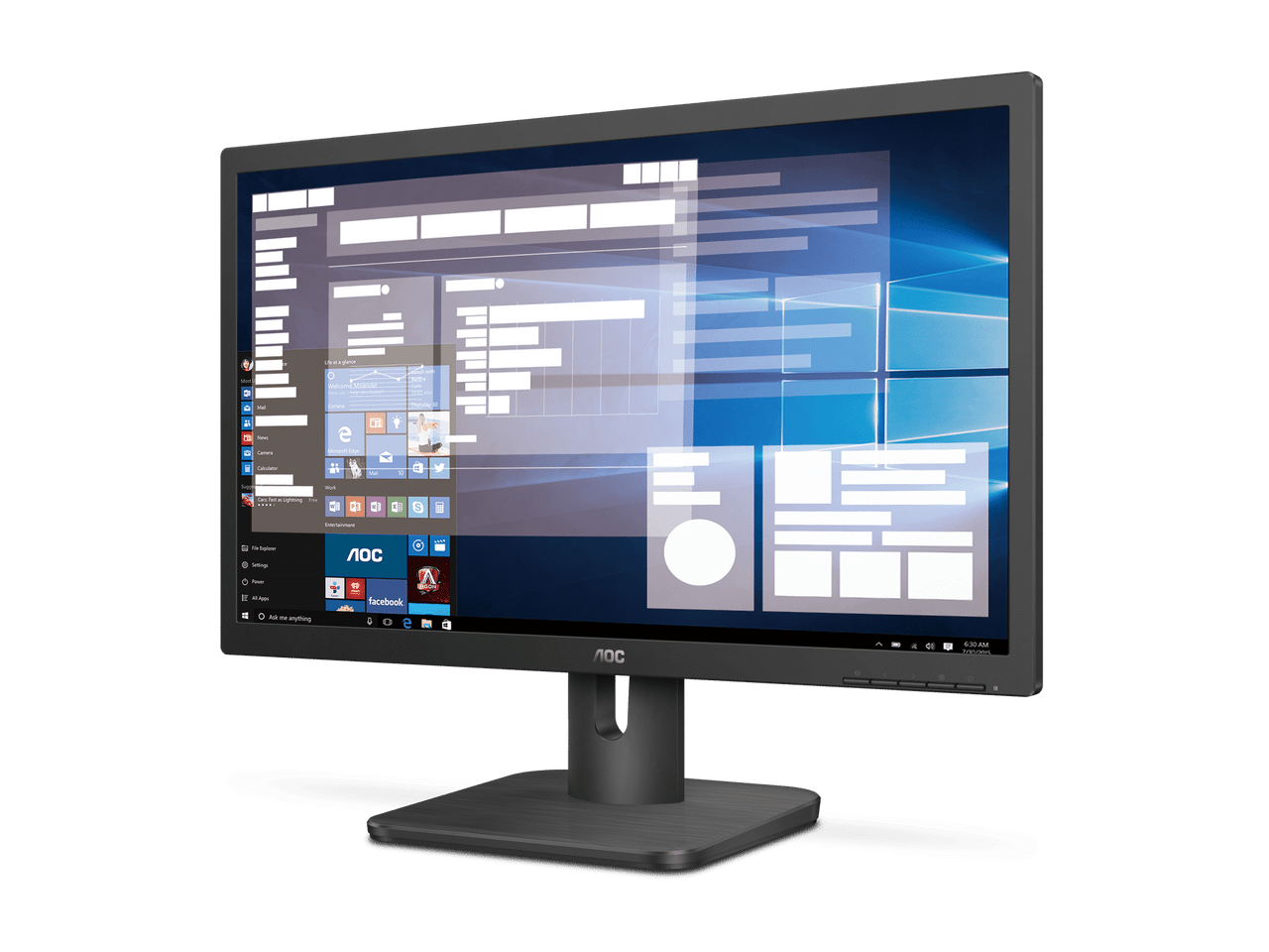 20 INCH AOC LED MONITOR  60HZ 20E1H
