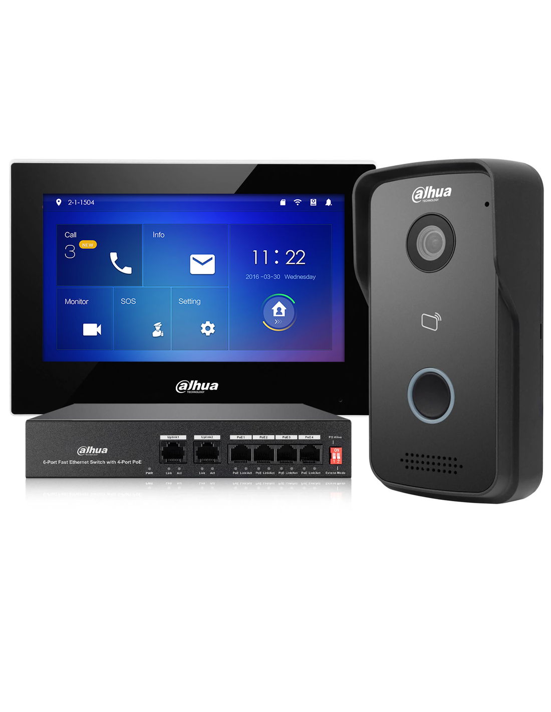 DAHUA VIDEO INTERCOM KIT DHI-KTP03 PRO