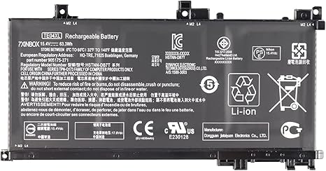 HP REPLACEMENT BATTERY TE04XL BC219TX