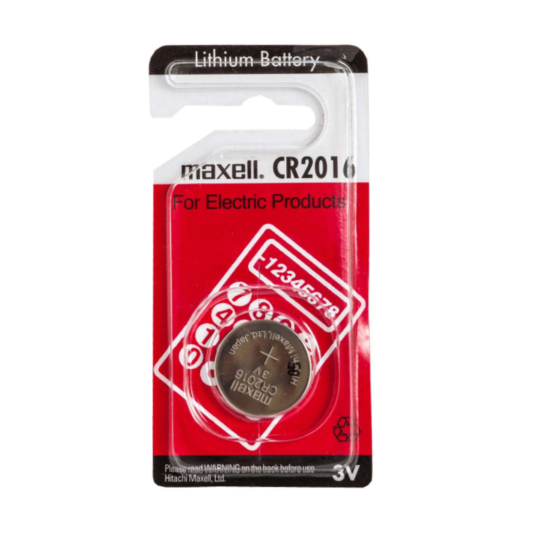 LITHIUM BATTERY MAXELL CR2016