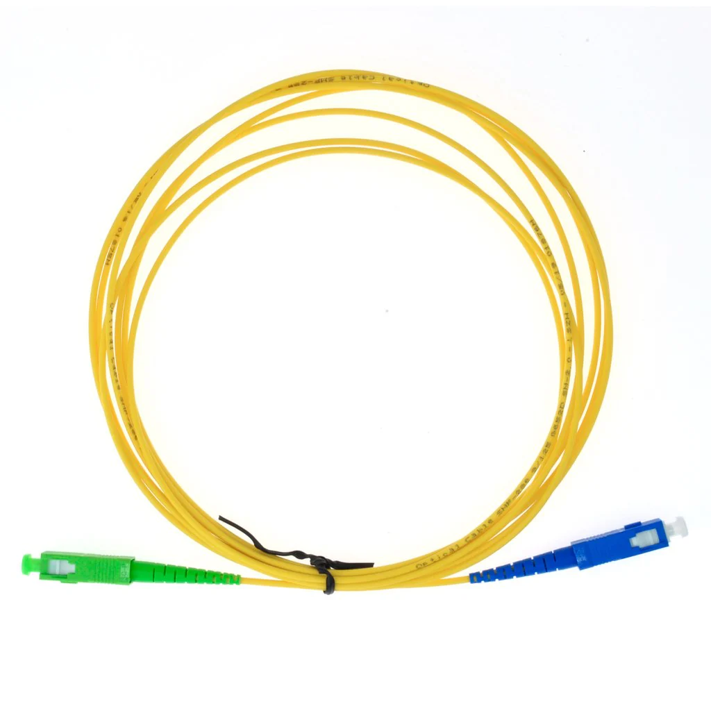 FIBER OPTIC PATCH CORD SC/APC-SC/UPC 10M