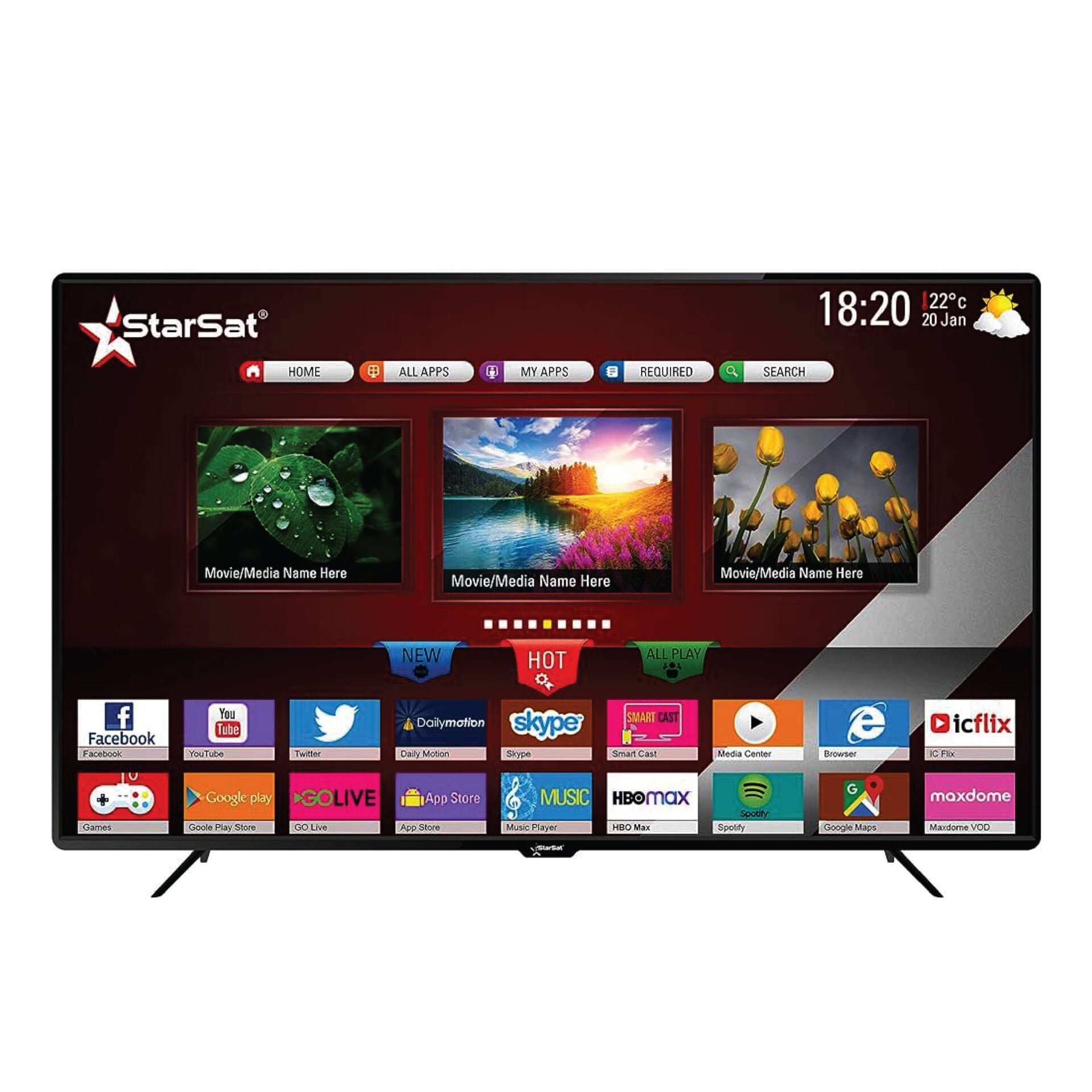 STARSAT SMART TV 65 INCH